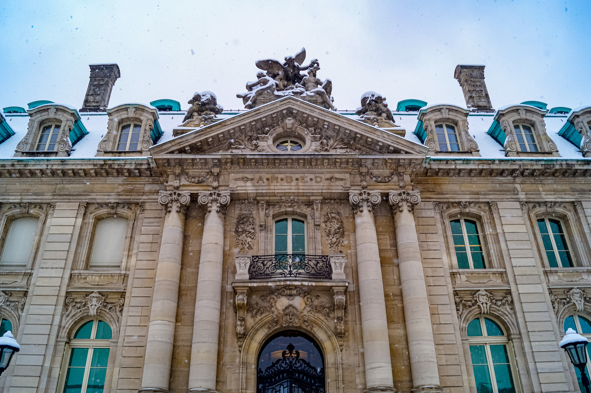 Arbed building of Spuerkeess in Luxembourg
