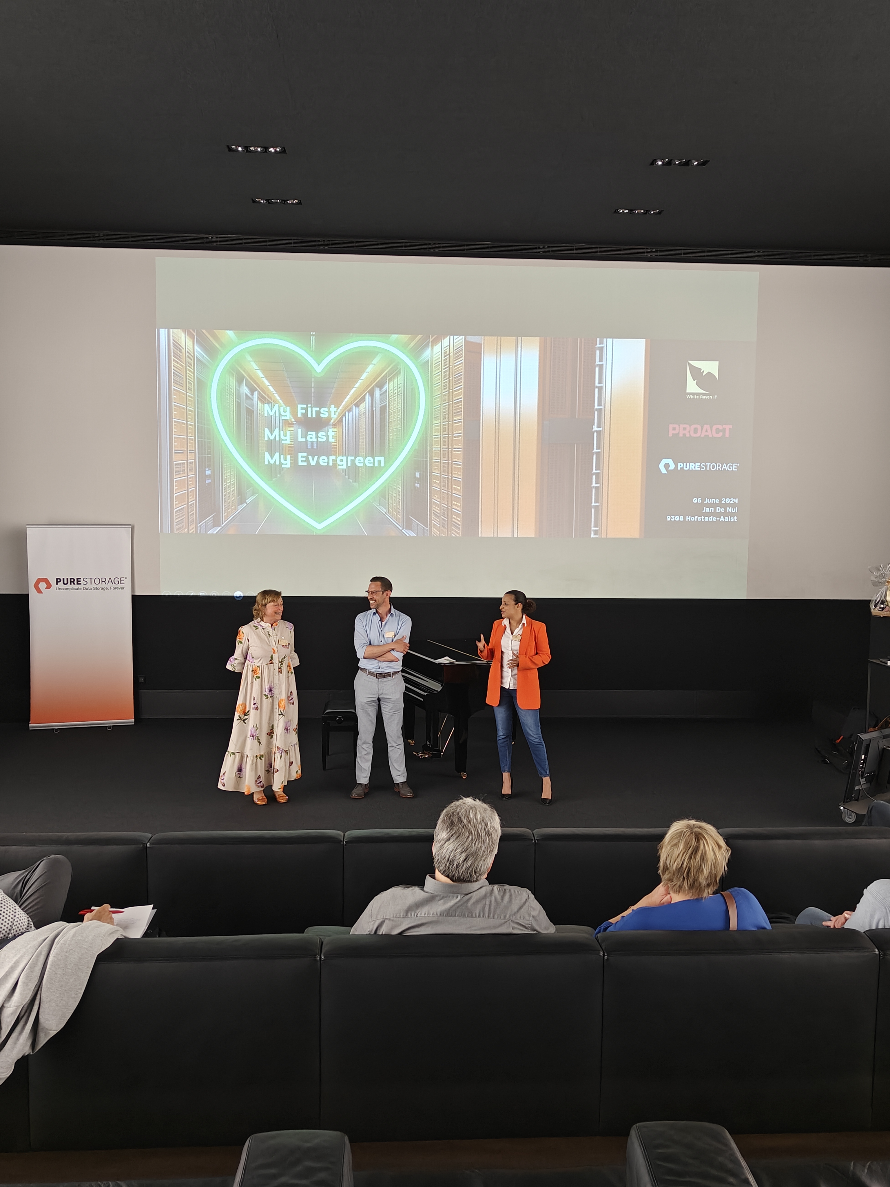 Opening Pure Storage event at Jan De Nul